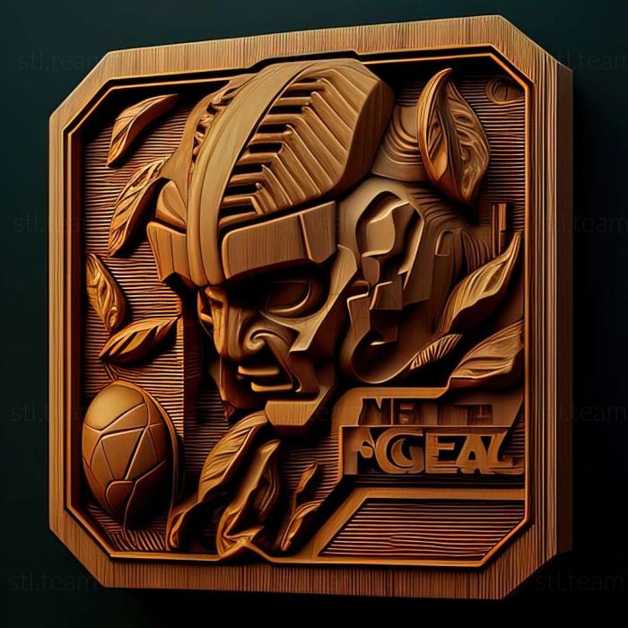 3D model ACA NeoGeo Football Frenzy game (STL)